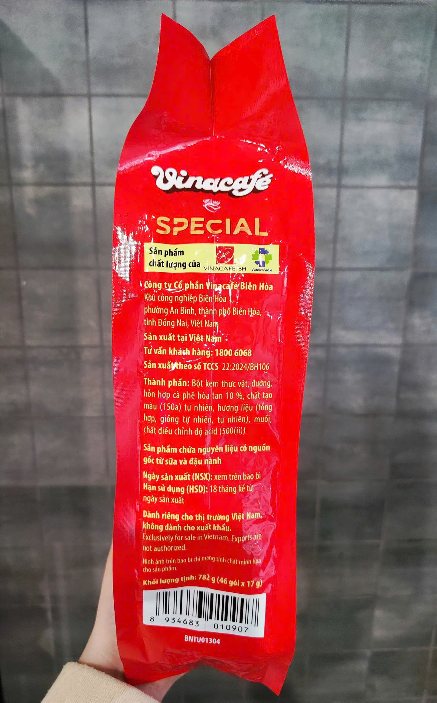 Vinacafe Special Instant Coffee Red Packaging 306g / 782g Vietnamese Coffee