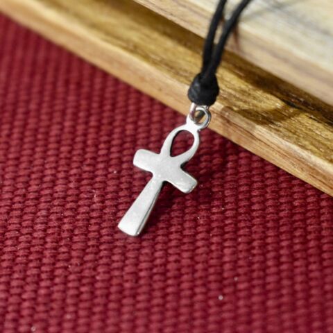 Egyptian Ankh Key 92.5 Sterling-silver Pewter Brass Necklace Pendant Jewelry