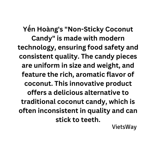 Yen Hoang Coconut Milk Candy Durian, Coffee Made in Vietnam 3 Flavors 32 pieces