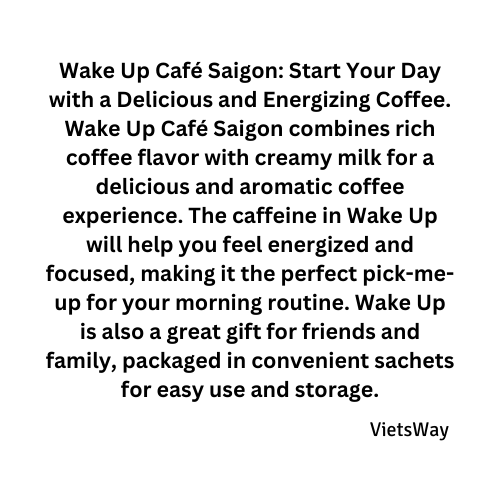 Vinacafe Wakeup 3in1 Iced Coffee Milk 24 Packs x 456g VietsWay USA Seller