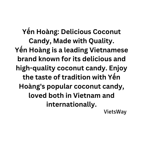 Yen Hoang Coconut Milk Candy With Pandan & Cocoa Flavours 250g