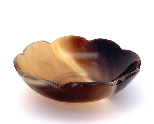 Buffalo Horn Dip Dipping Bowl Soy Sauce Seasoning Appetizer Dish Ramekin Pinch