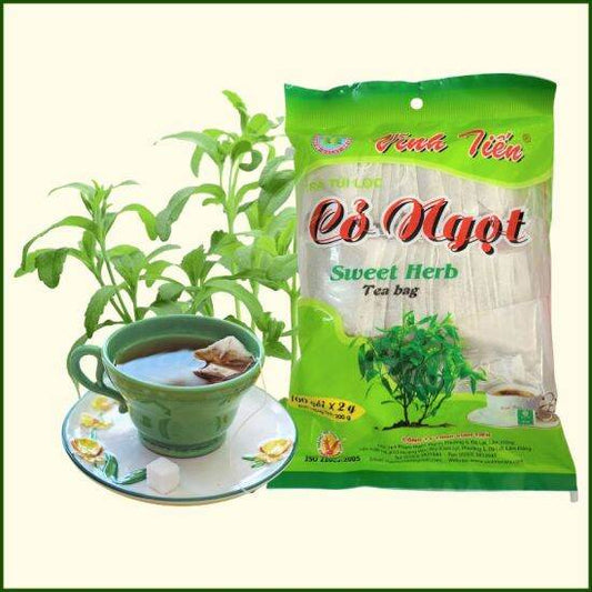 Vinh Tien Sweet Herb Tea Bags Vĩnh Tiến - Pack of 100 Bags