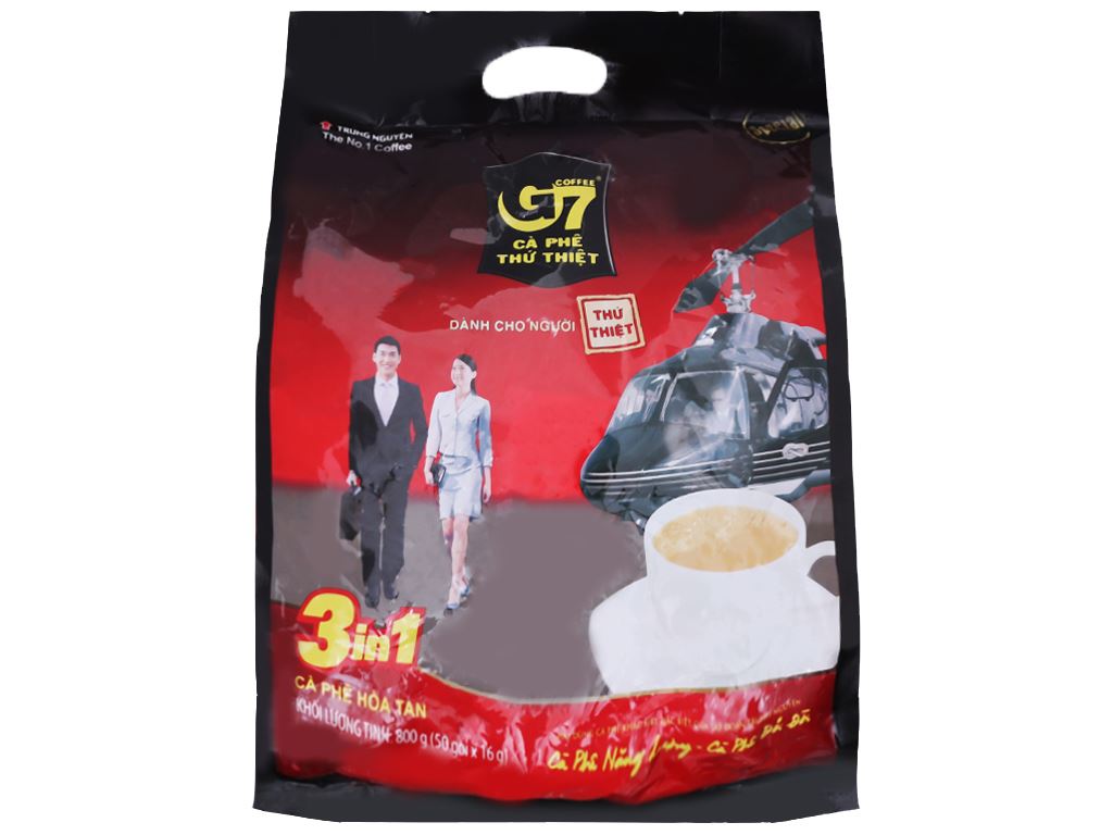 Trung Nguyen G7 3In1 Instant Coffee Viet Nam 21/ 50/ 100 Packets VietsWay Seller