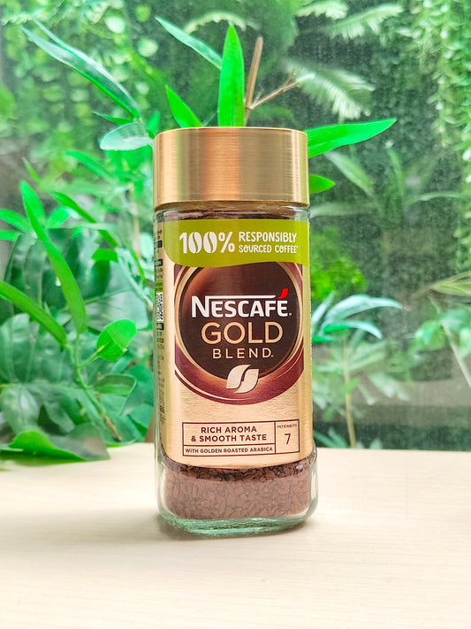 Nescafé Gold Blend Instant Coffee With Ground Arabica Beans 100g Glass Jar