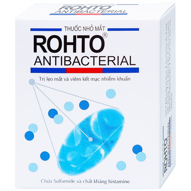 V.Rohto Antibacterial Eye Drops - Relief for Itching, Styes eye & Conjunctivitis