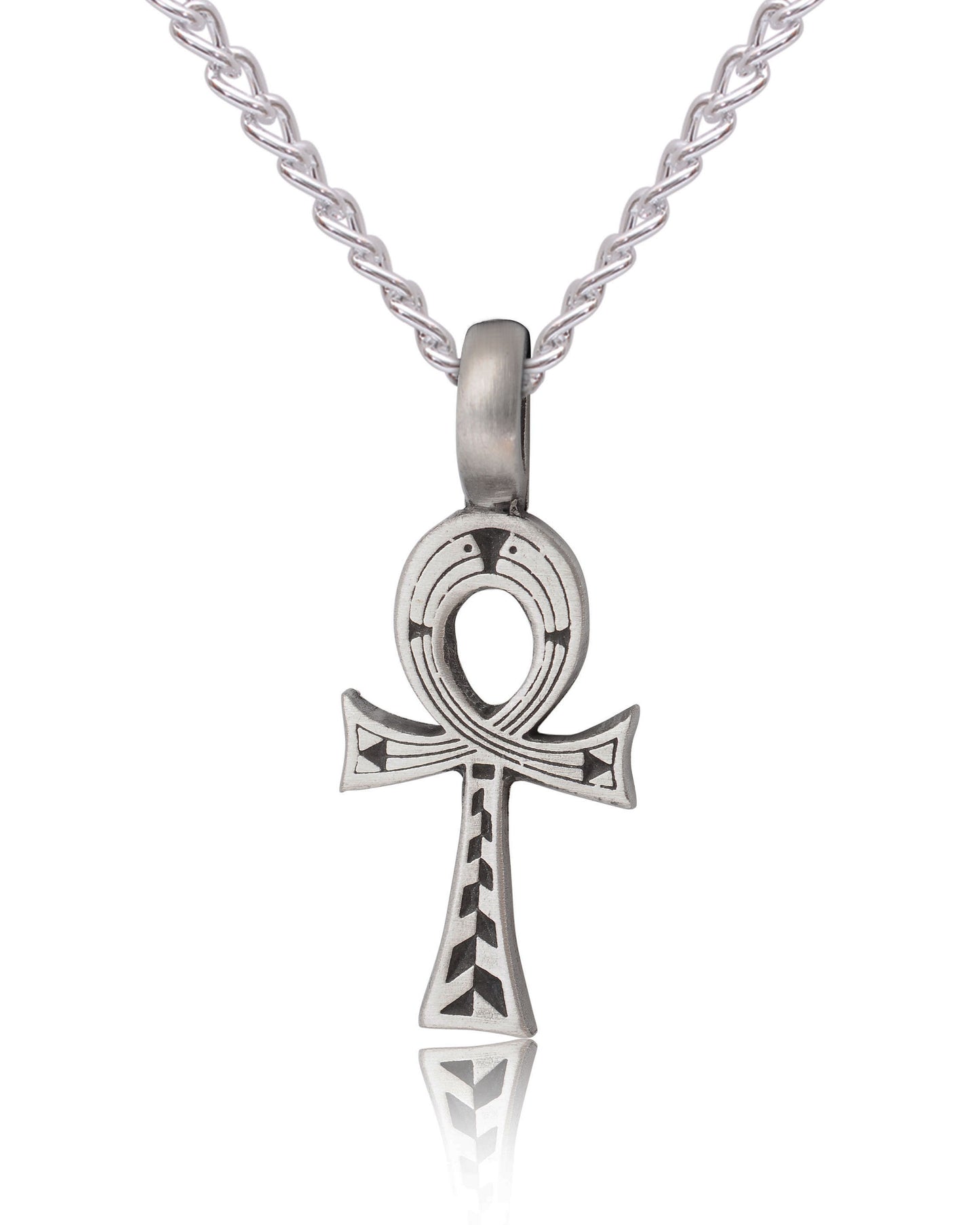 New Egyptian Ankh Silver Pewter Gold Brass Charm Necklace Pendant Jewelry