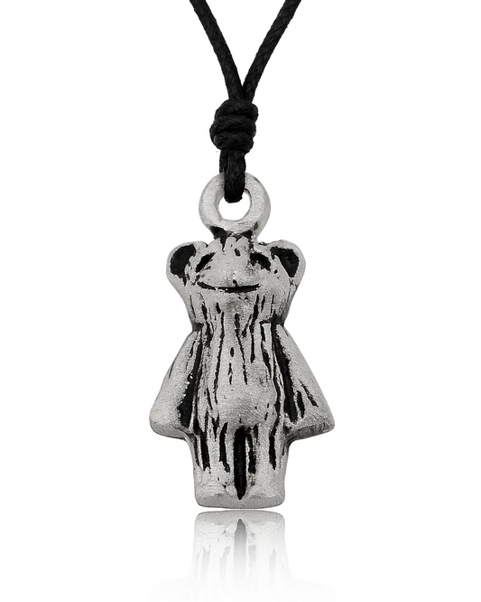 Teddy Bear Doll Charm 92.5 Sterling Silver Pewter Brass Necklace Pendant Jewelry