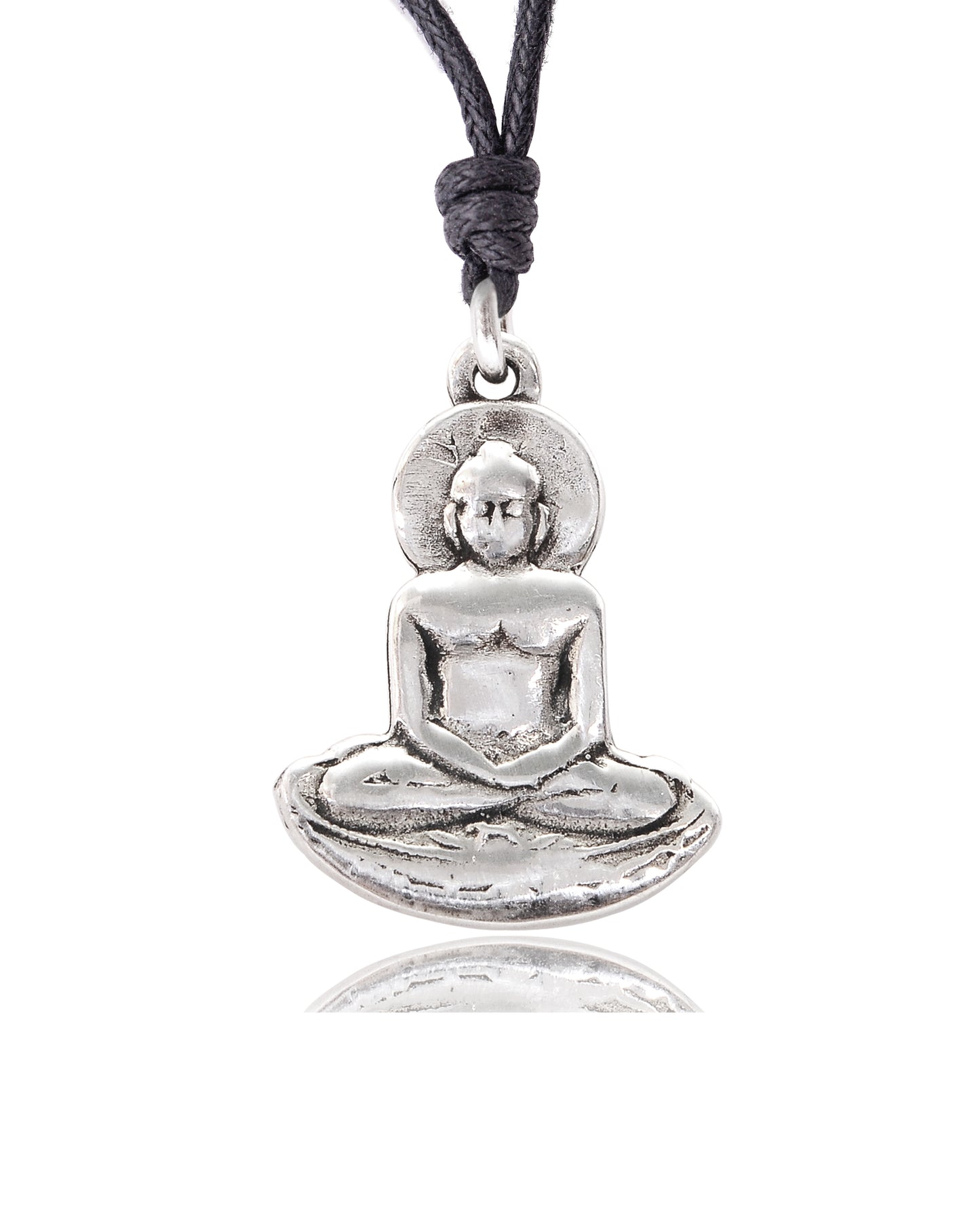 Buddha Yoga Meditation Silver Pewter Gold Brass Charm Necklace Pendant Jewelry