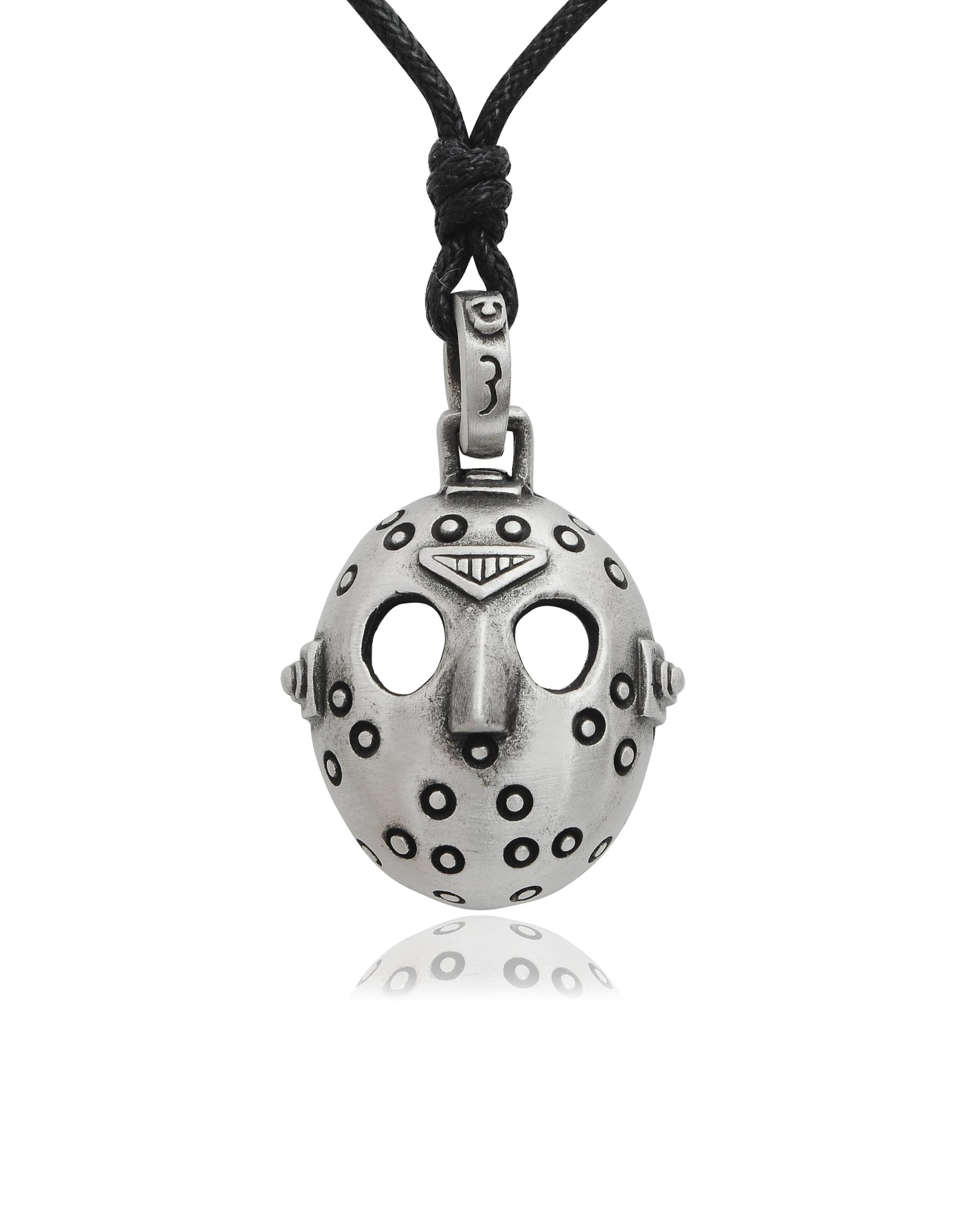 New Jason Hockey Mask Silver Pewter Gold Brass Necklace Pendant Jewelry