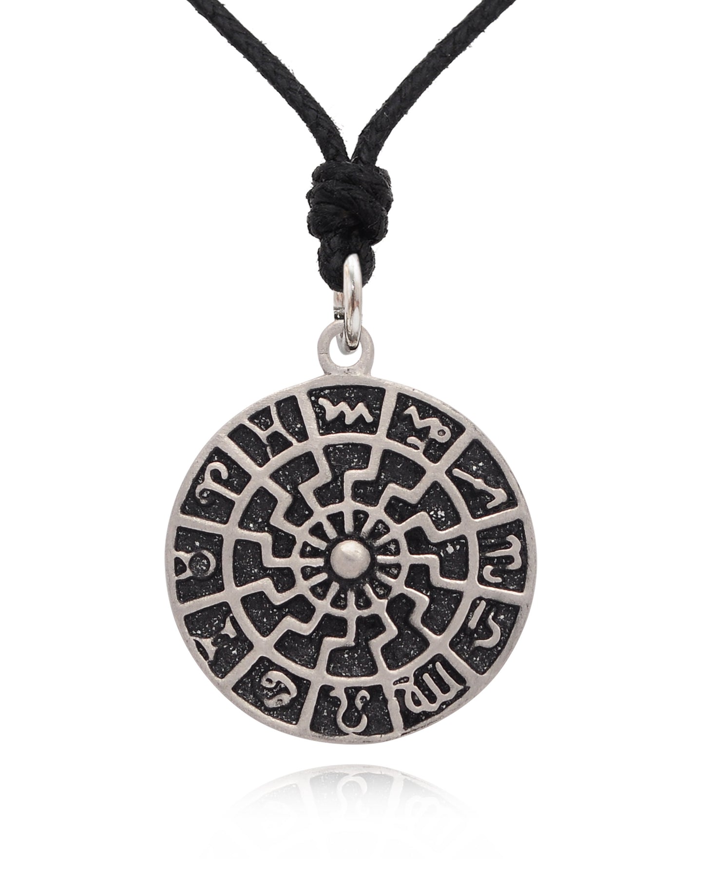 Handmade Astrology Sterling Silver Pewter Gold Brass  Necklace Pendant Jewelry