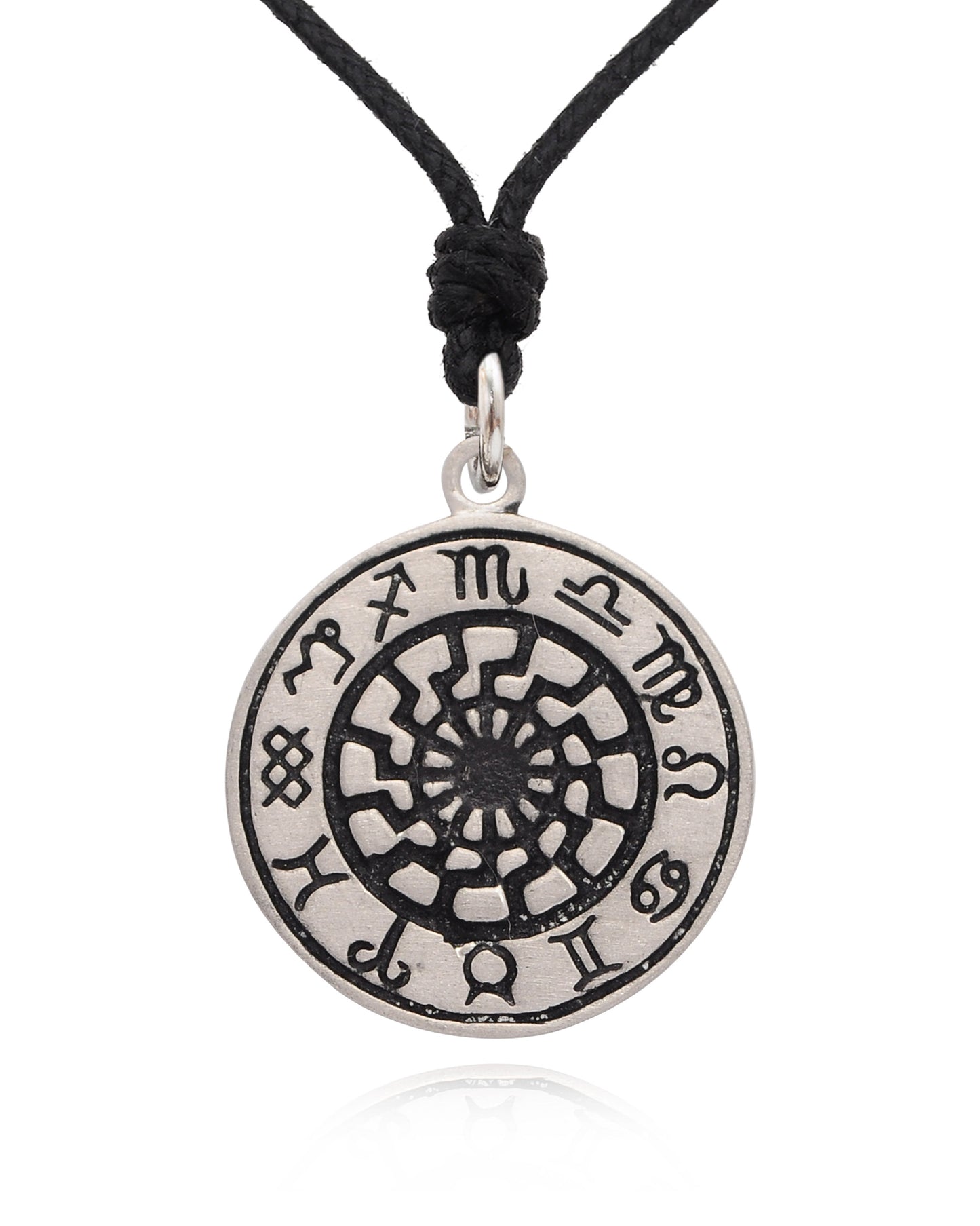 Handmade Astrology Sterling Silver Pewter Gold Brass  Necklace Pendant Jewelry