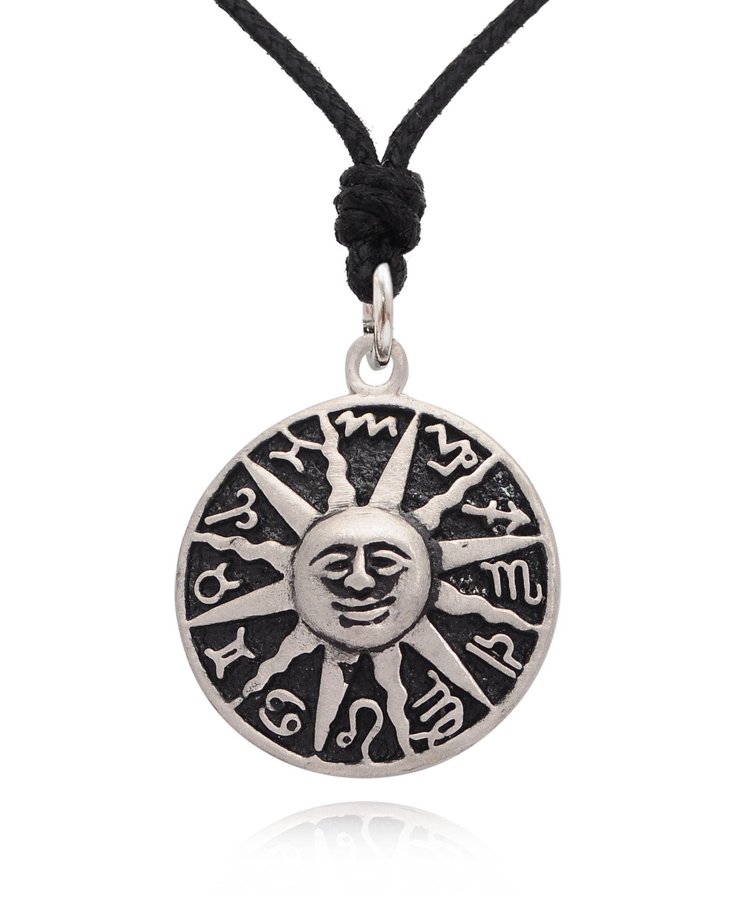 Handmade Astrology Sterling Silver Pewter Gold Brass  Necklace Pendant Jewelry