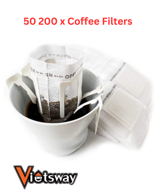 50 100 200 x Vietnamese Coffee Paper Cloth Coffee Filter VietsWay USA Seller