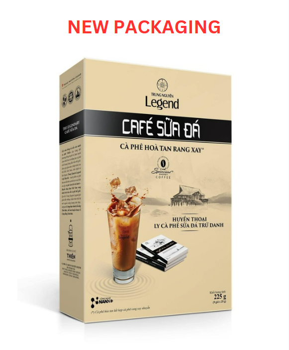 Trung Nguyen Special Legend Iced Coffee Blend With Milk Full Box Gift 225g