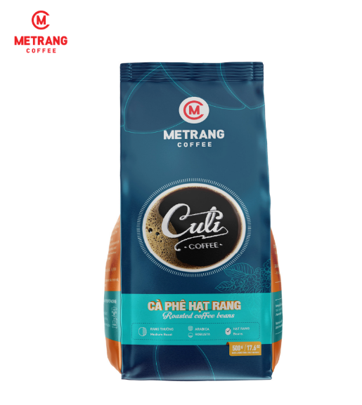 Me Trang Coffee MRO, Weasel, Ocean Blue, Culi Roasted Coffee Beans 500g