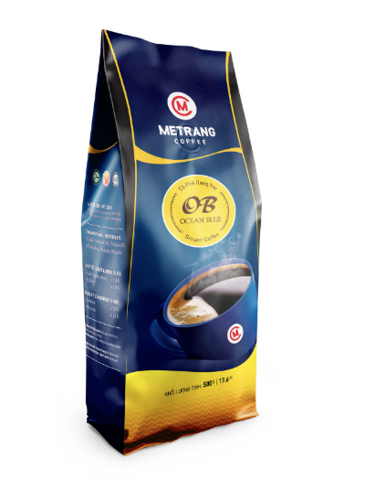 Me Trang Coffee MRO, Weasel, Ocean Blue, Culi Roasted Coffee Beans 500g