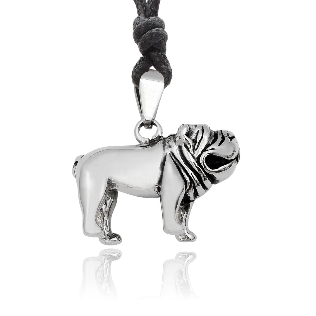 Adorable Stainless Steel French Bulldog Pet Necklace Pendant Jewelry