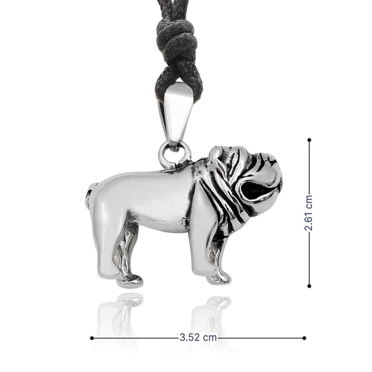 Adorable Stainless Steel French Bulldog Pet Necklace Pendant Jewelry