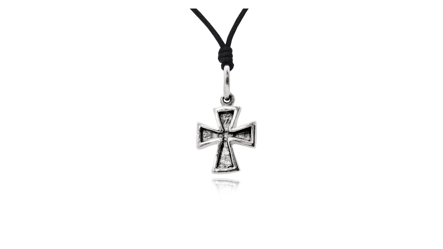 Christian Cross Sterling-silver Pewter Gold Brass Charm Necklace Pendent Jewelry