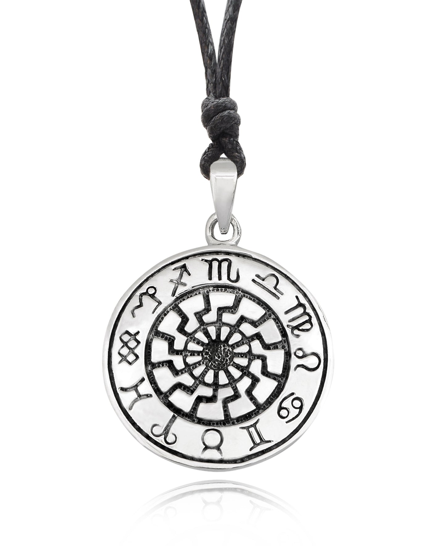 Handmade Astrology Sterling Silver Pewter Gold Brass  Necklace Pendant Jewelry