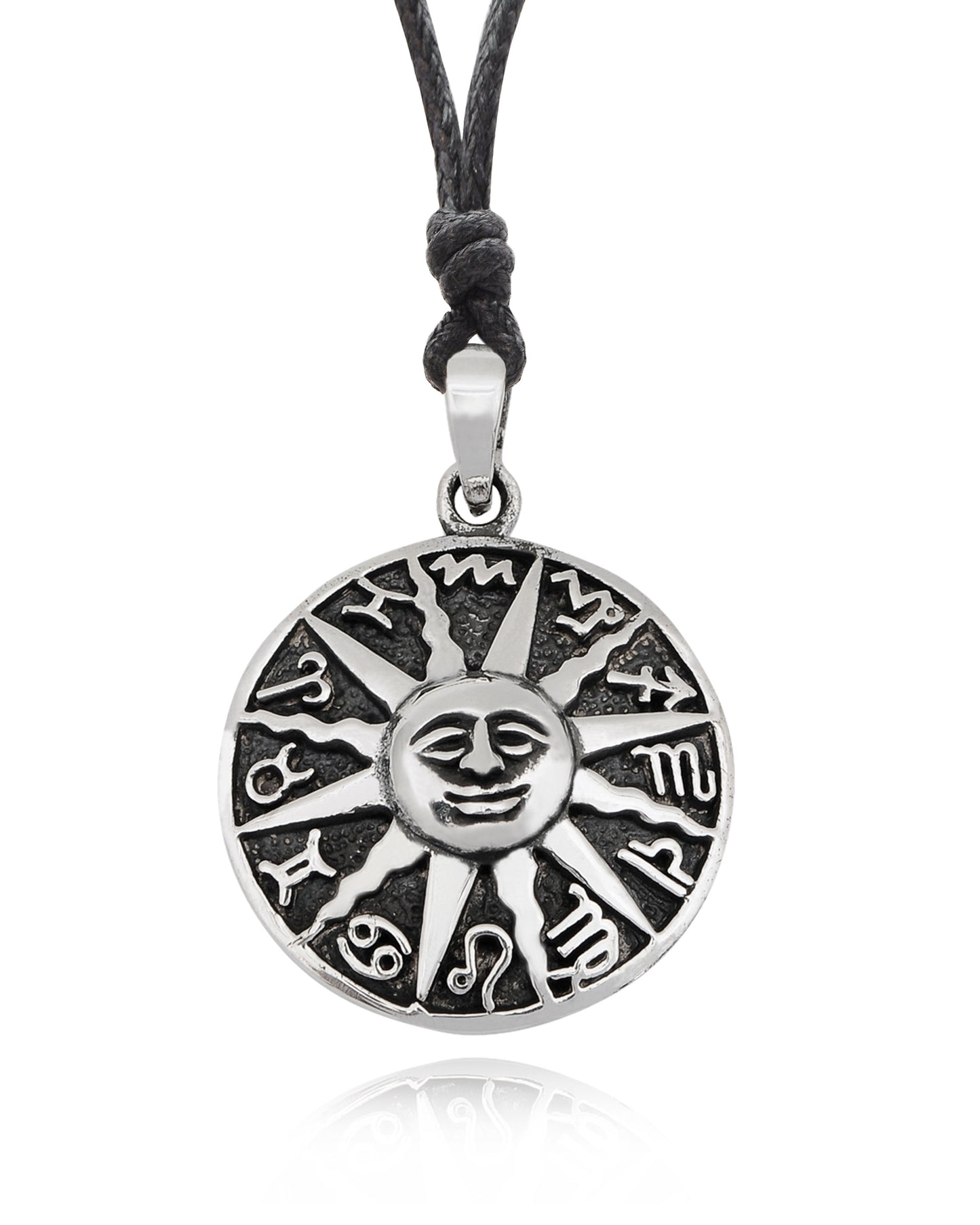 Handmade Astrology Sterling Silver Pewter Gold Brass  Necklace Pendant Jewelry