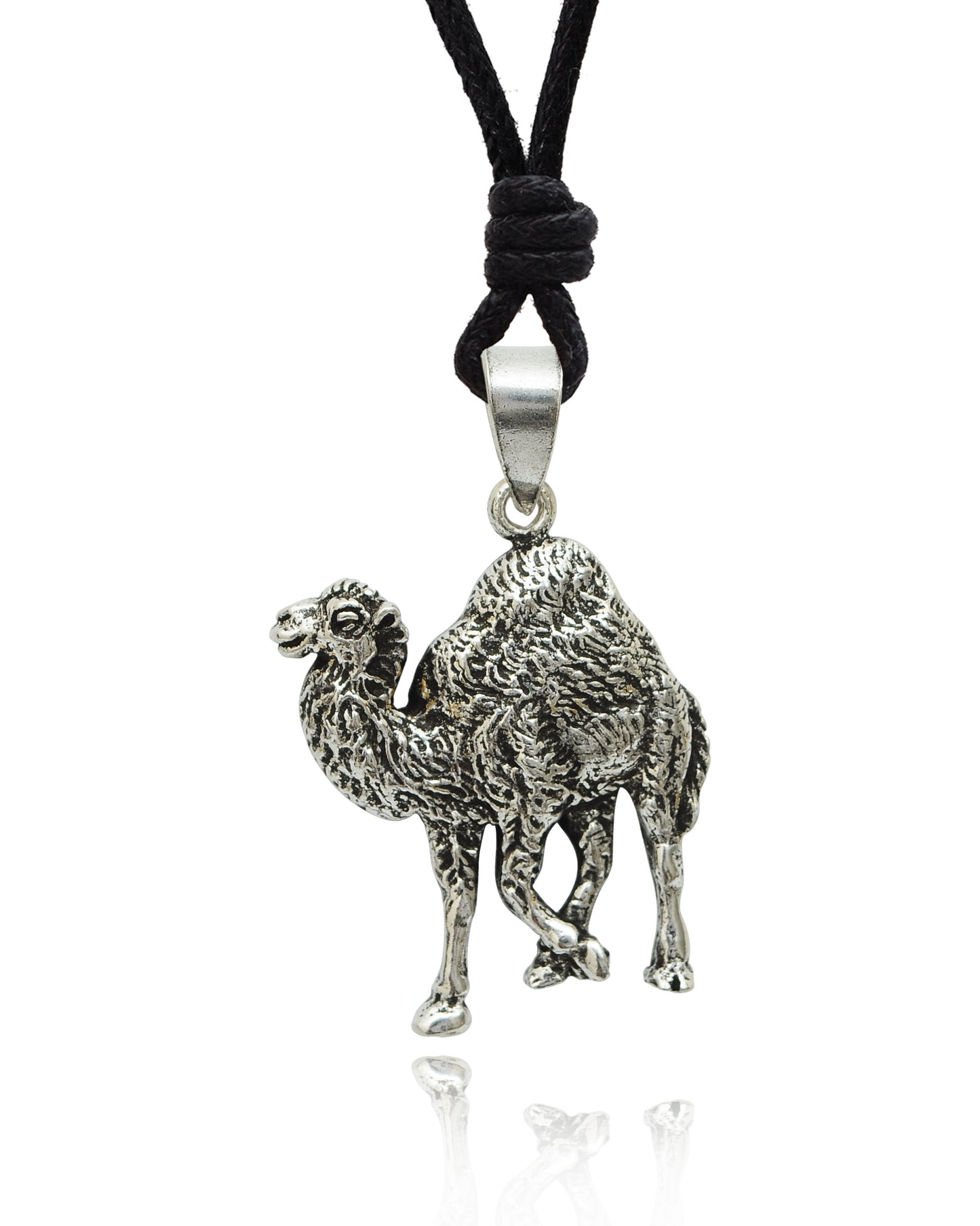 Cute Camel 92.5 Sterling Silver Gold Brass Charm Necklace Pendant Jewelry