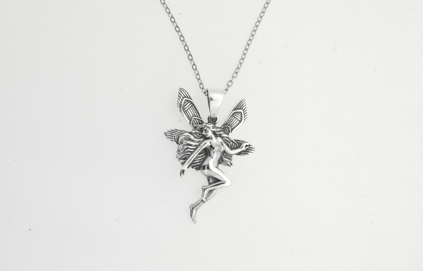 Fairy Angel 925 Sterling Silver Fairy Necklace For Women Jewelry Gifts