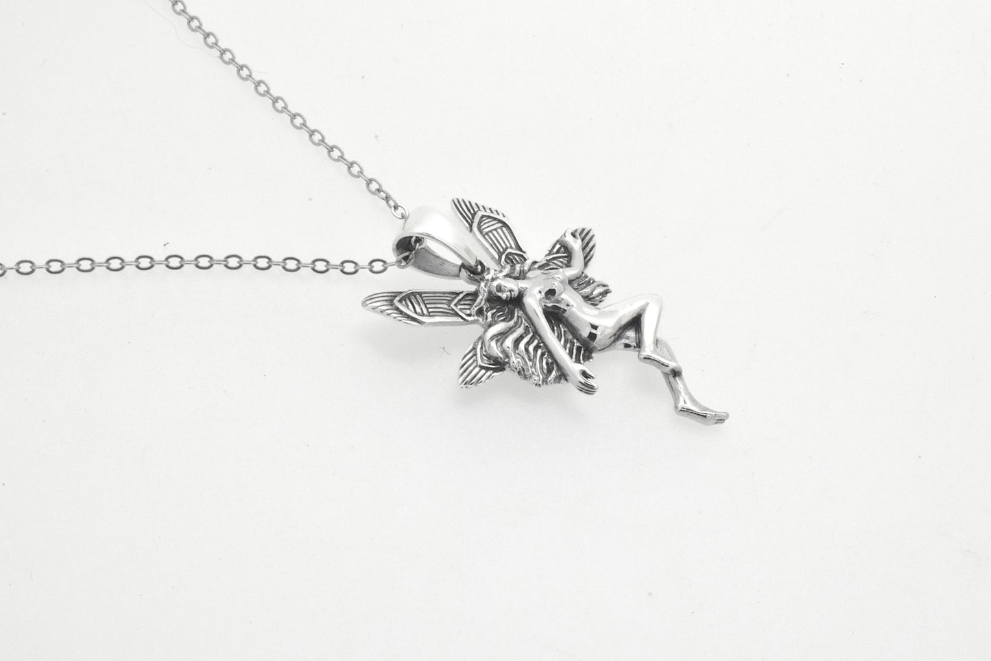 Fairy Angel 925 Sterling Silver Fairy Necklace For Women Jewelry Gifts