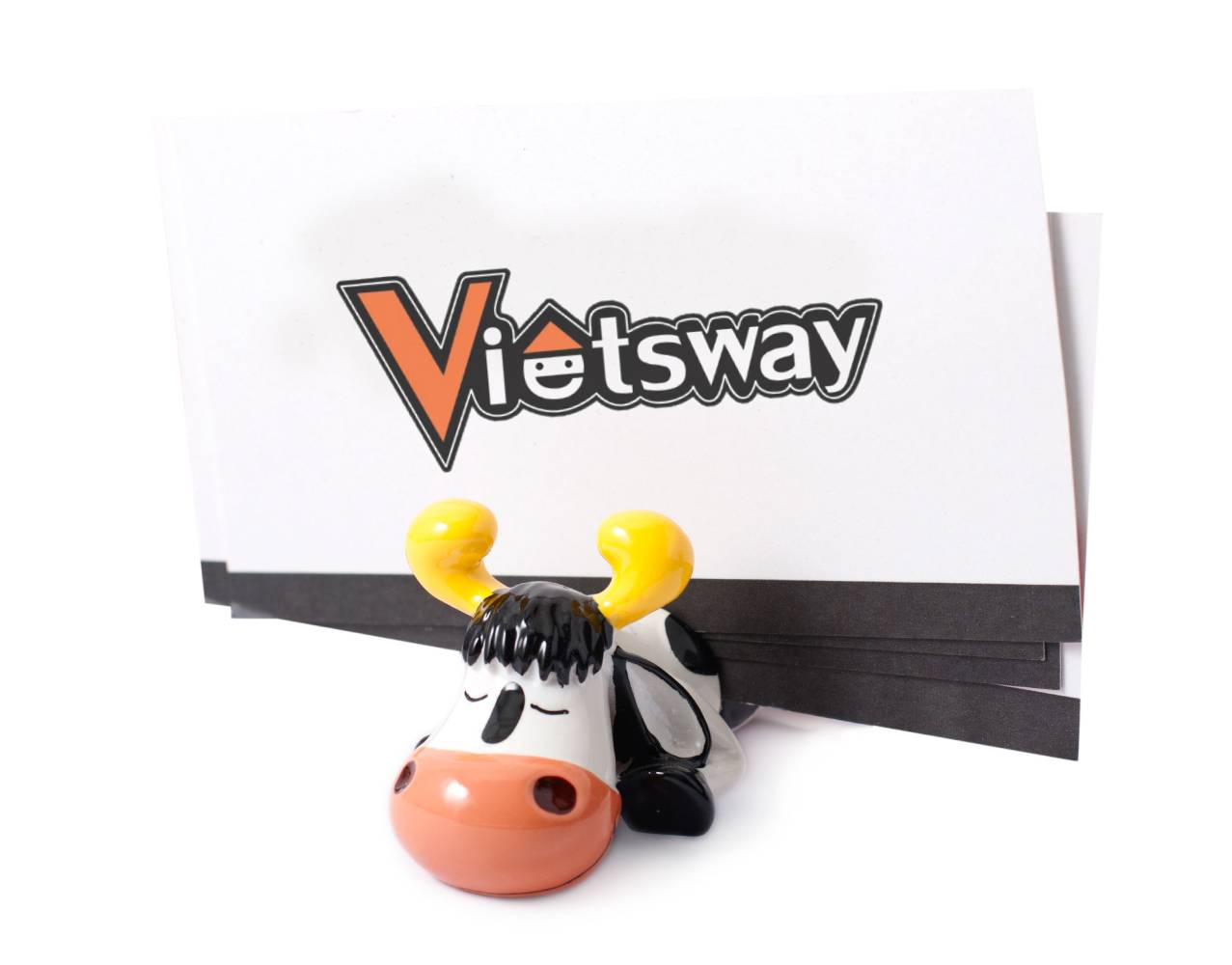 Cute Animal Card Holders – Adorable Magnetic Ceramic Business & Home Décor