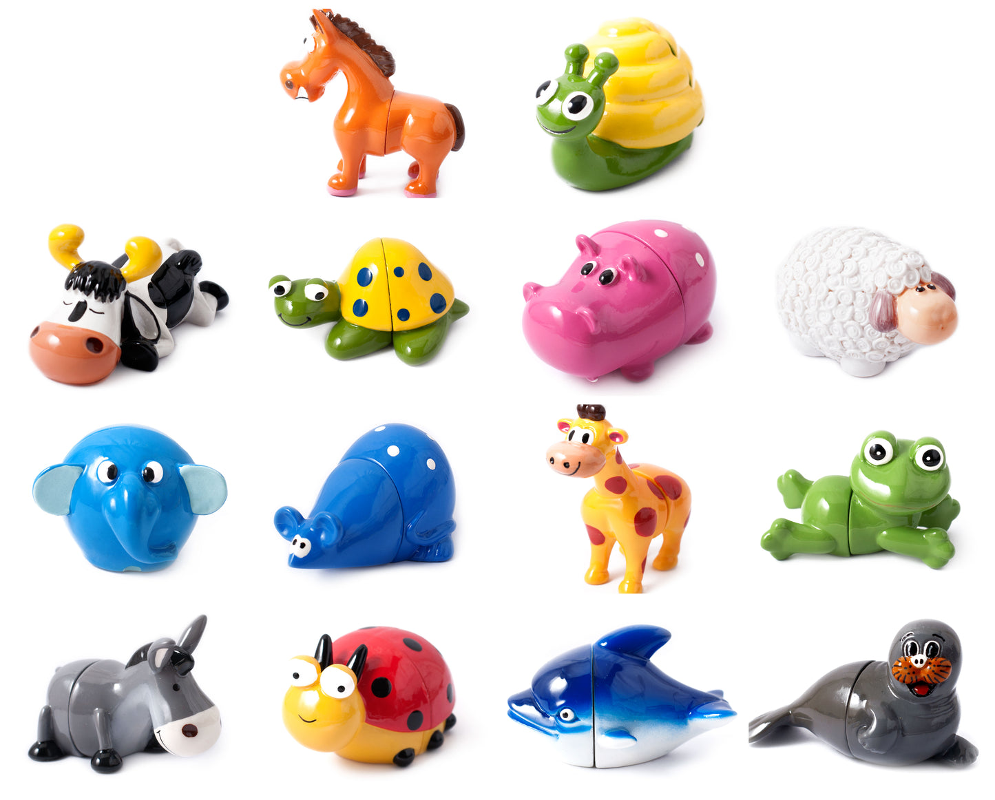 Cute Animal Card Holders – Adorable Magnetic Ceramic Business & Home Décor