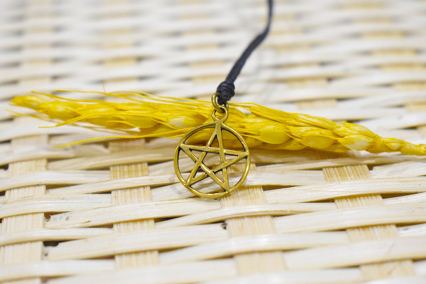 Durable Pentagram 92.5 Sterling Silver Pewter Brass Necklace Pendant Jewelry