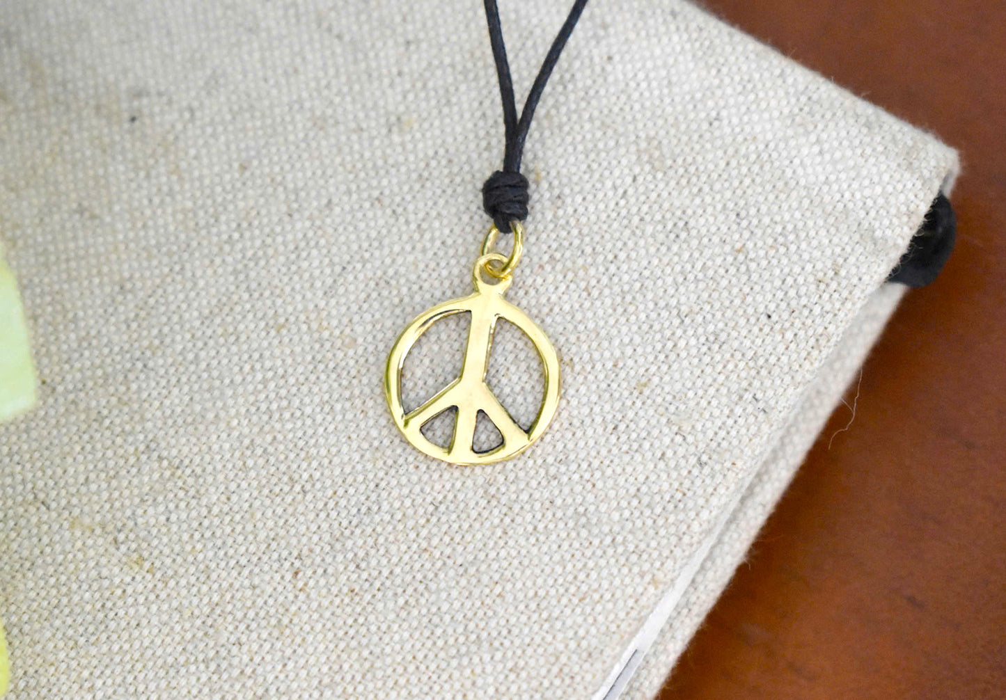 Peace Sign 92.5 Sterling Silver Brass Pewter Charm Necklace Pendant Jewelry