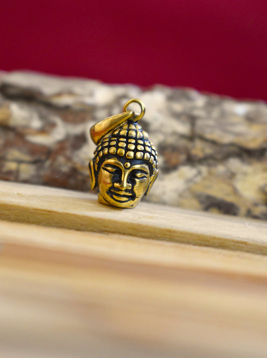 Unique Buddha Sterling-silver Pewter Brass Charm Necklace Pendant Jewelry