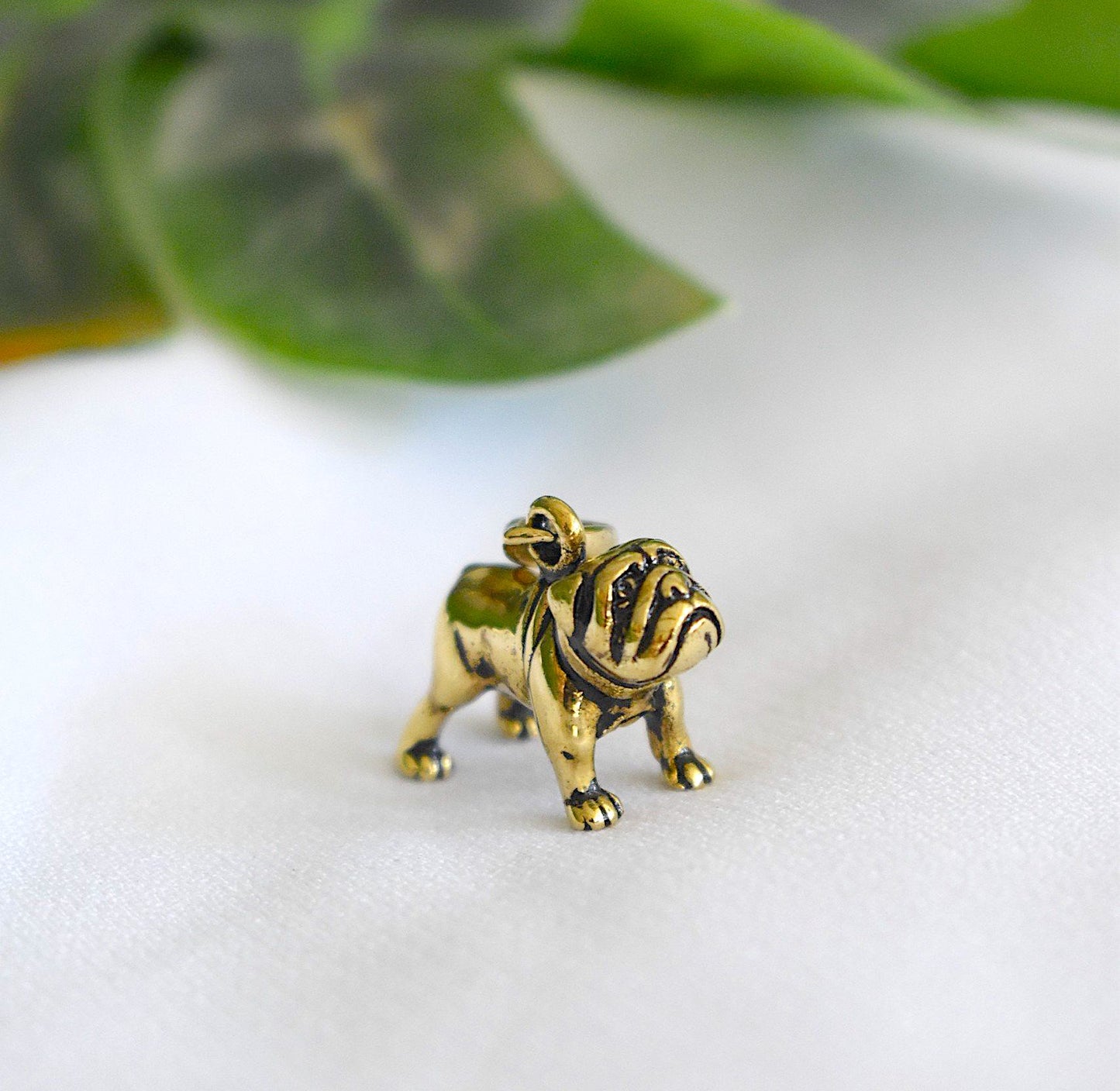 Mini Cute Pug 92.5 Sterling Silver Charm Necklace Pendant Jewelry