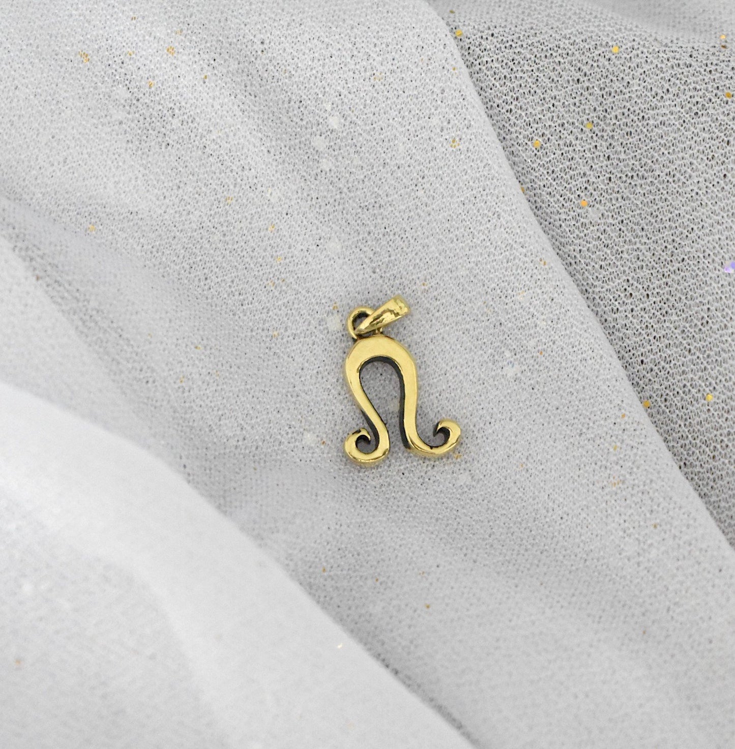 Astrology Sign Gold Brass Charm Symbol Necklace Pendant Jewelry