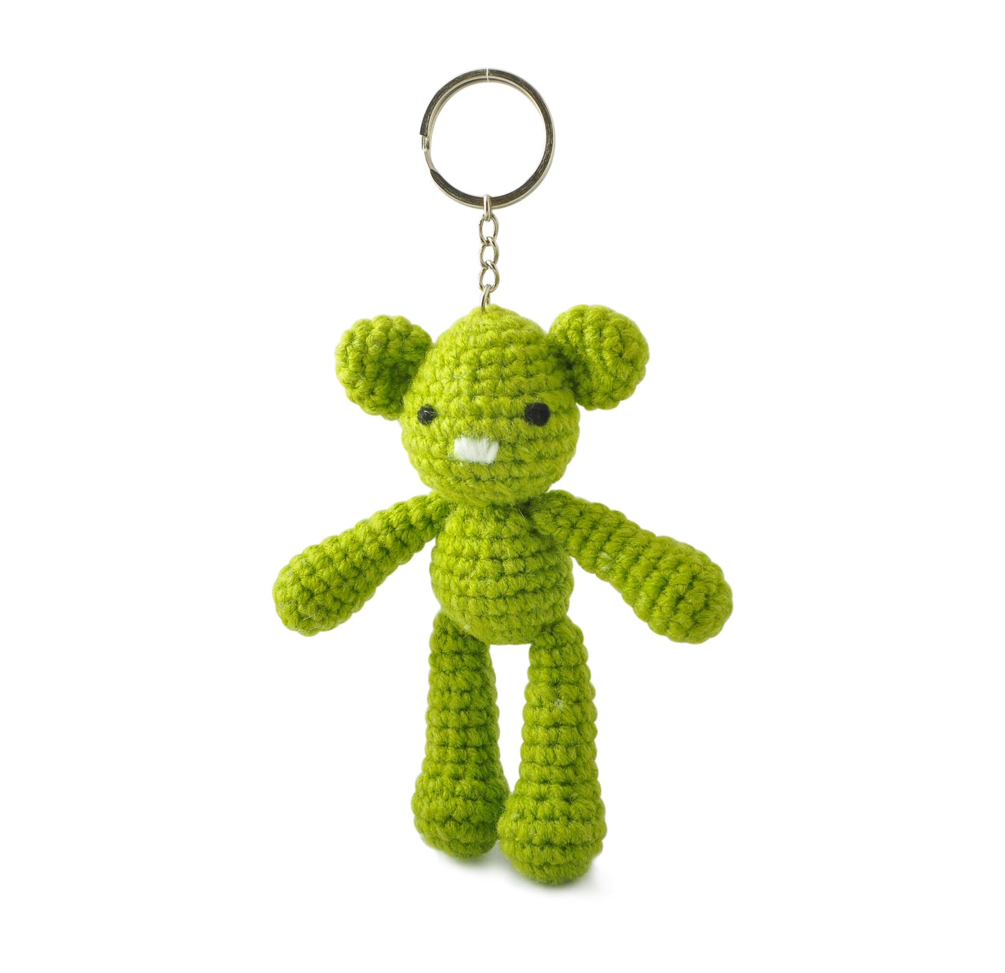 Teddy Bear Handmade Amigurumi Crochet Stuffed Keychains Keyrings VKC