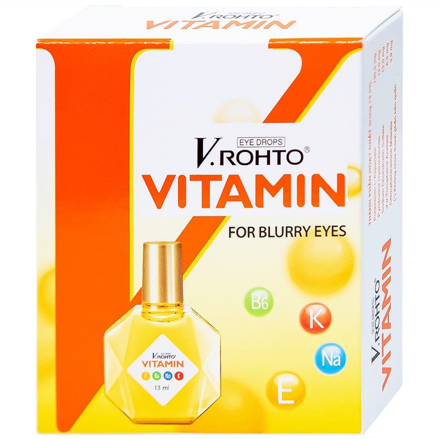 V.Rohto Vitamin Eye Drops Relieve Blurry Vision and Eye Fatigue 13ml