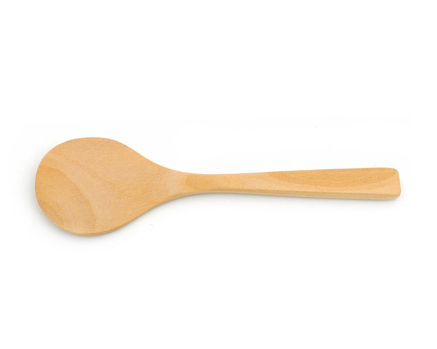 Handcrafted Natural Wooden Butter Cream Round Spreader Spatula Scraper