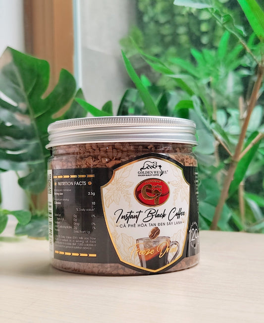 Huca Food -Freeze-Dried Instant Black Coffee Vietnamese Special Coffee 120g