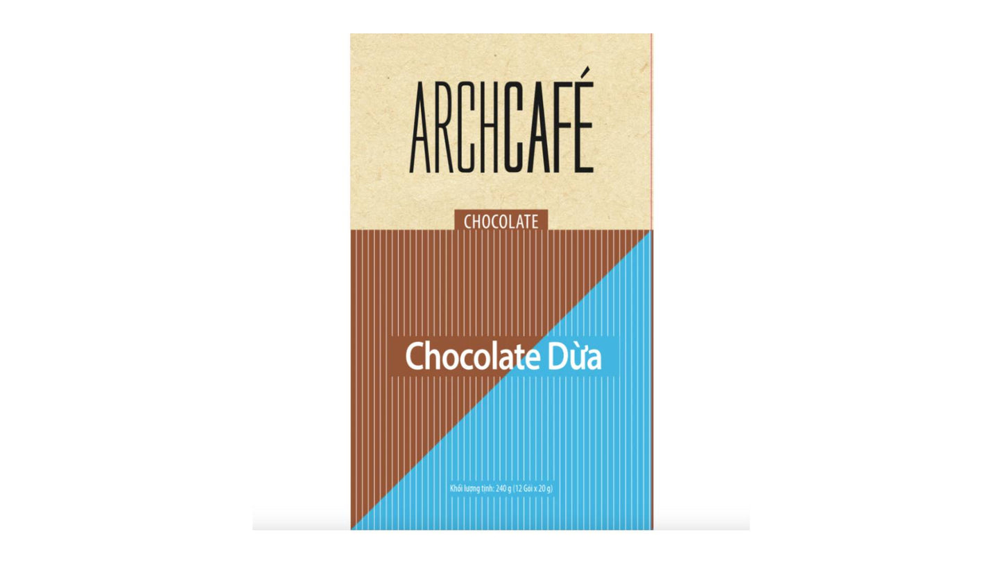 Archcafe Vietnamese Instant Coffee Beverages Cappuccino Latte 1 Box x 12 Packs