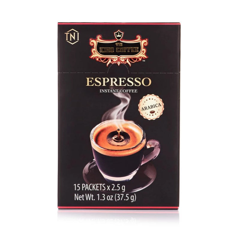 2 PACKS Espresso Instant Vietnamese King Coffee (1 PACK = 15 Sticks x 2.5G)