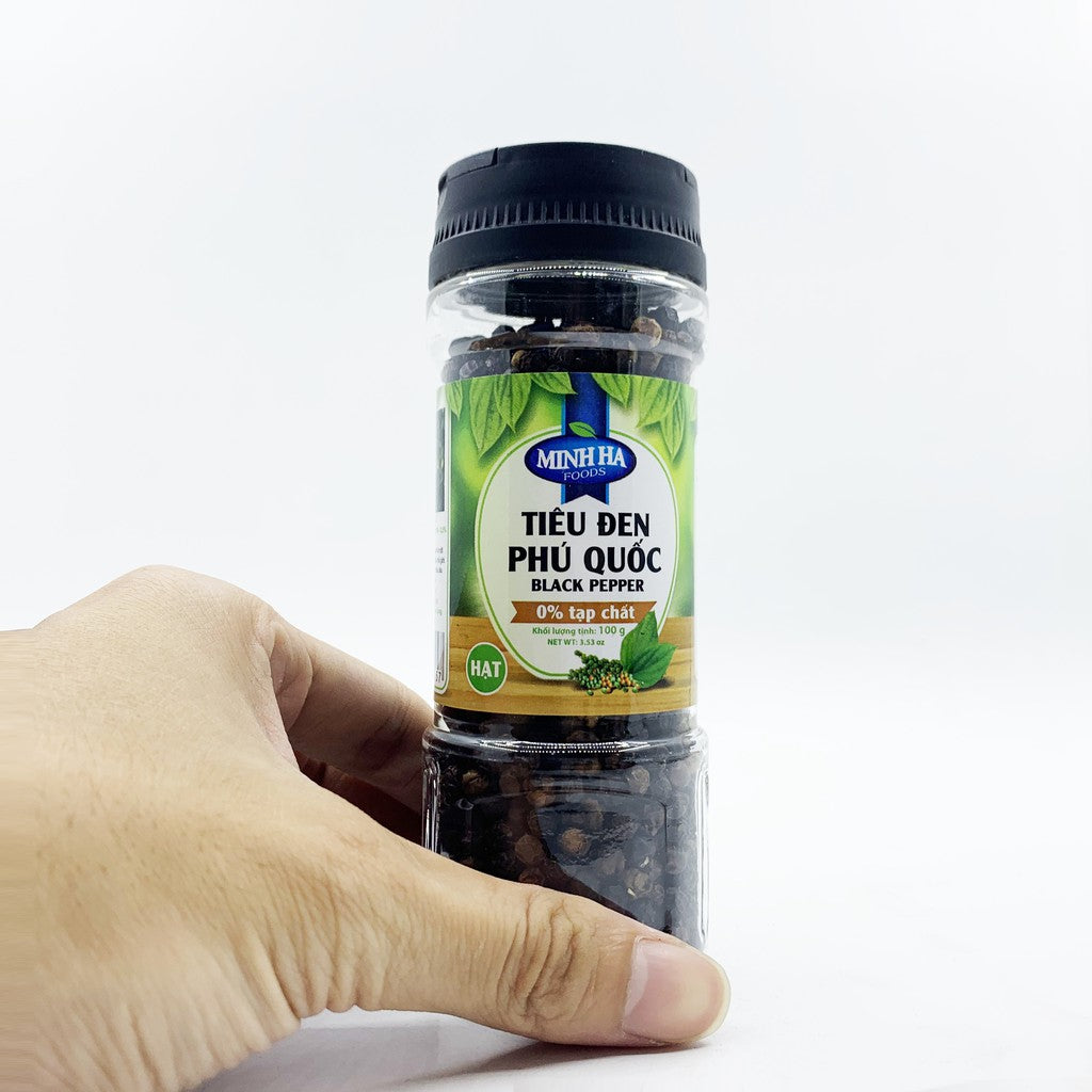 Minh Ha Foods Phu Quoc Black & White Pepper - Vietnamese Traditional Spices