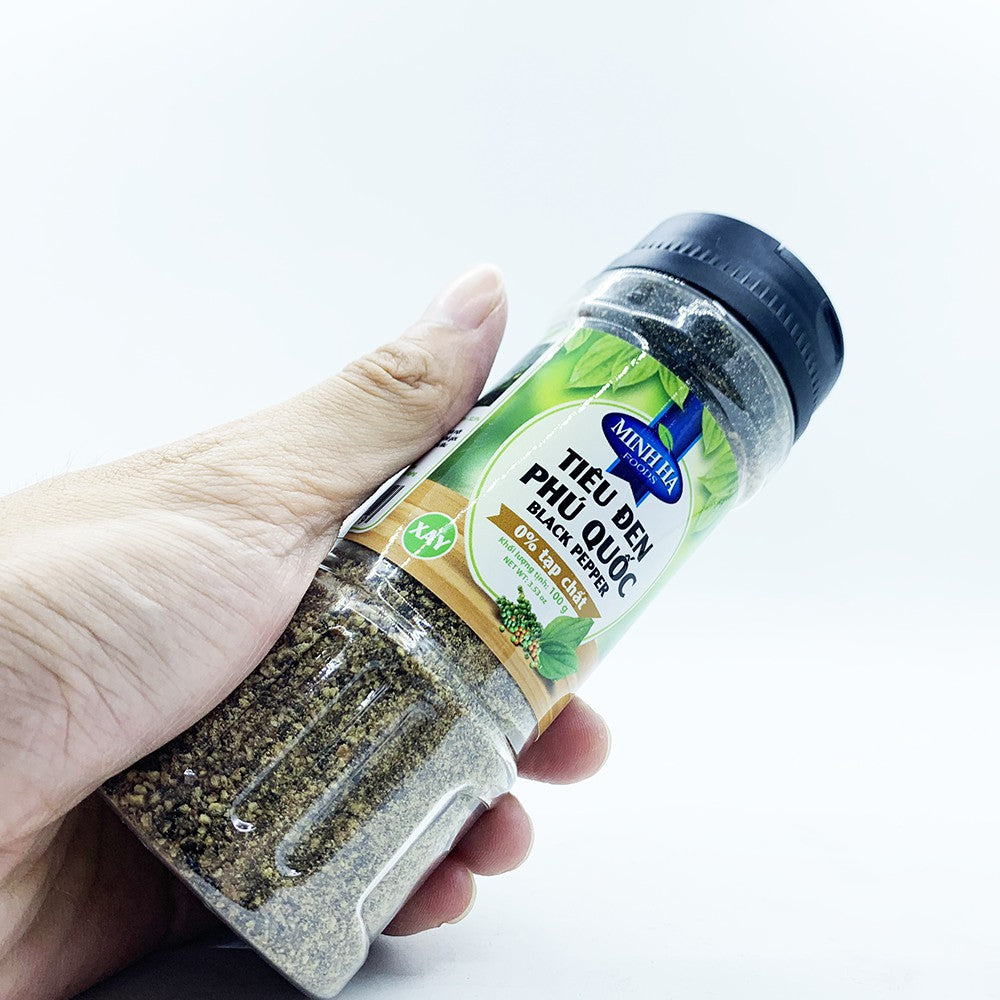 Minh Ha Foods Phu Quoc Black & White Pepper - Vietnamese Traditional Spices