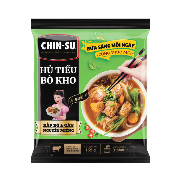 Vietnamese Instant Noodles Variety Flavor Chin-su VietsWay USA seller