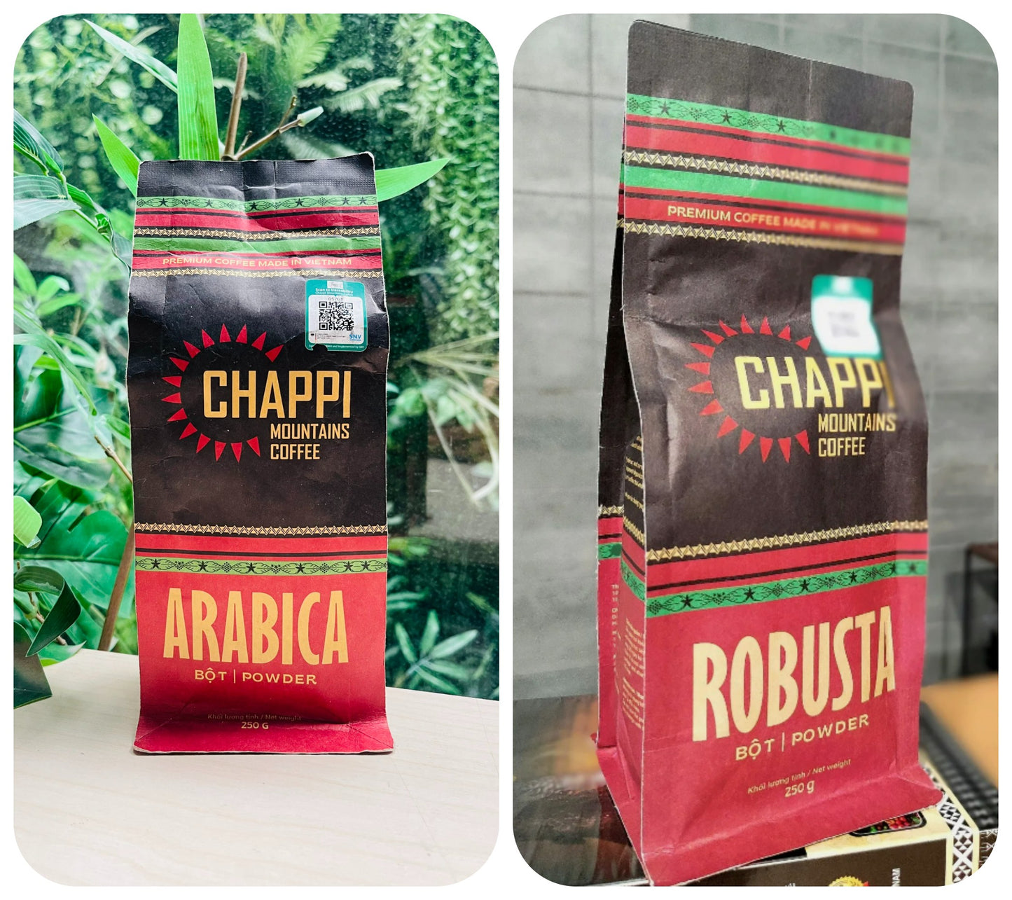 Chappi Mountains Coffee - Robusta & Arabica Powder 250g