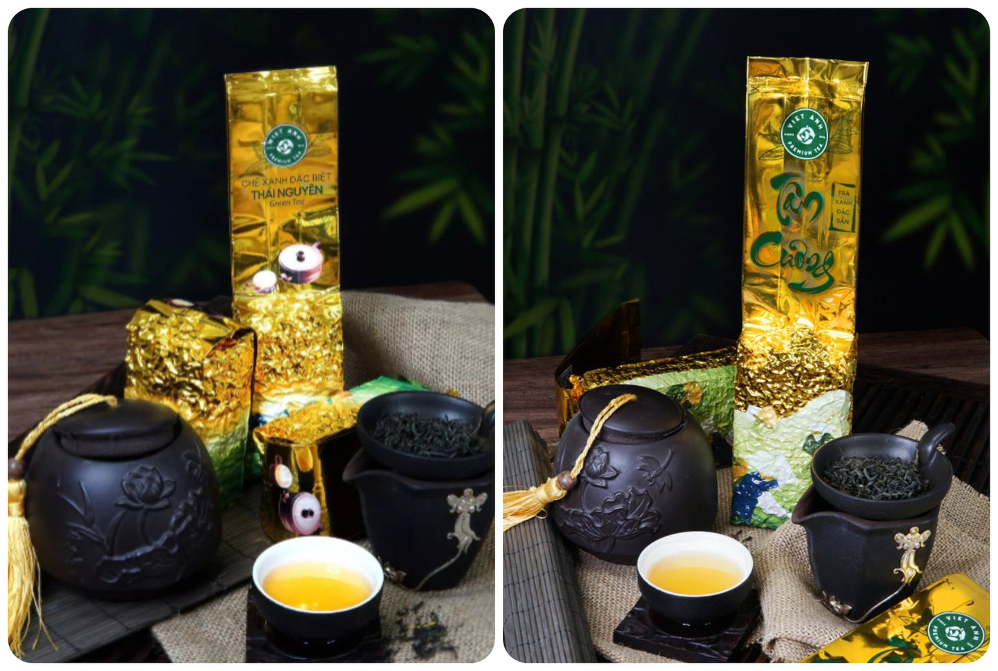 Viet Anh Tea -Thai Nguyen, Tan Cuong Green Tea Bag High Quality Chè Xanh Đặc Biệt, Trà Tân Cương