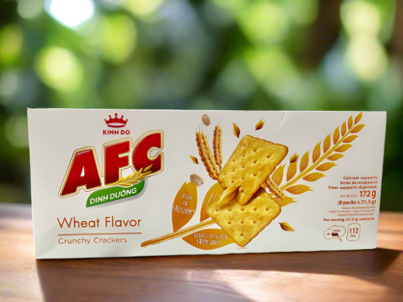 KINH DO - AFC Crunchy Cracker - Vegetable, Wheat, Seaweed And Beefsteak Flavours