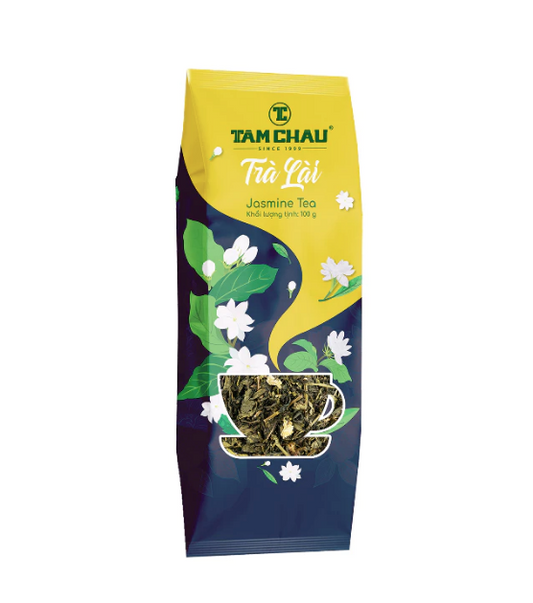 Tam Chau Jasmine Tea Bag 100g - Vietnamese Speical Tea Tâm Châu Trà Lài