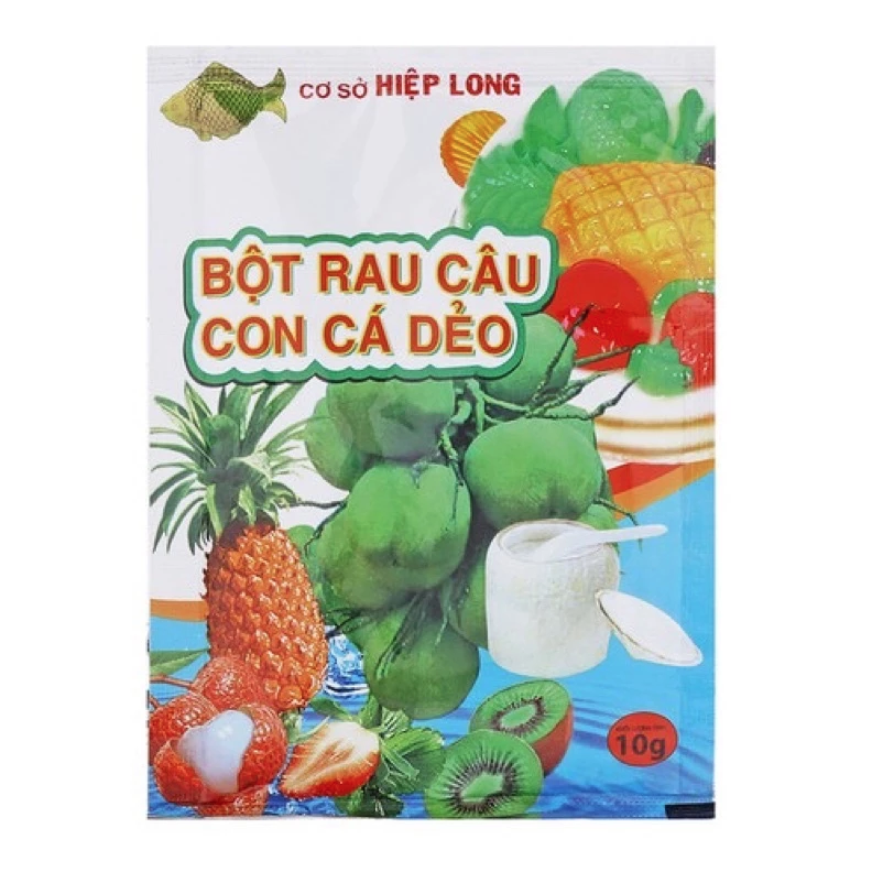 Hiep Long Agar Jelly Powder Bột Rau Câu Con Cá Dẻo Hiep Long Agar Jelly Powder - Made In Viet Nam - Crisp jelly